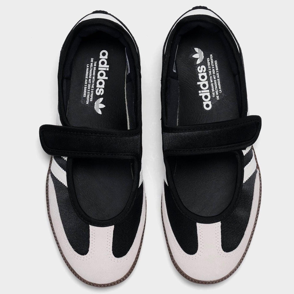 🖤🤍 ADIDAS SAMBA JANE BLACK WHITE 🖤🤍 - Picture 3 of 4